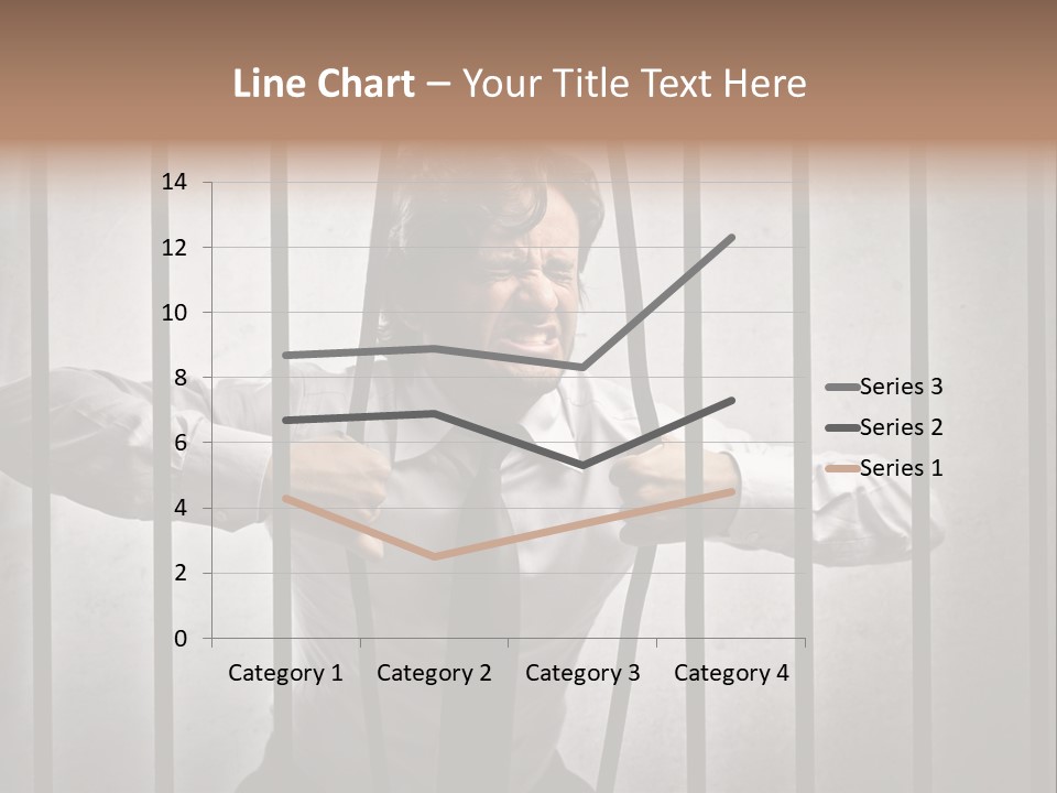 Jail Businessman Flee PowerPoint Template