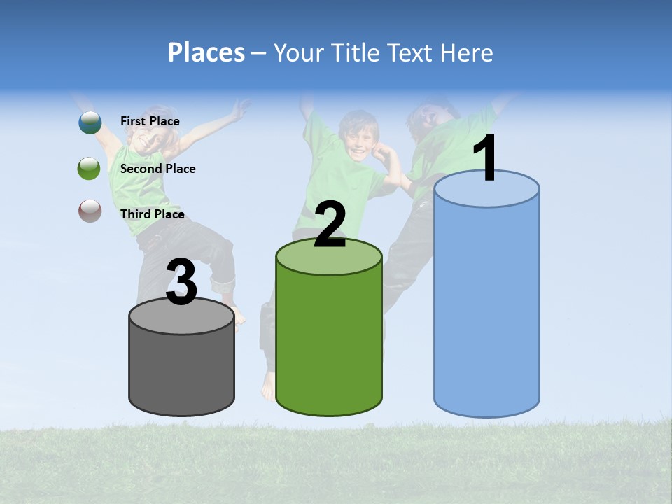 Summer Celebrating Triplets PowerPoint Template