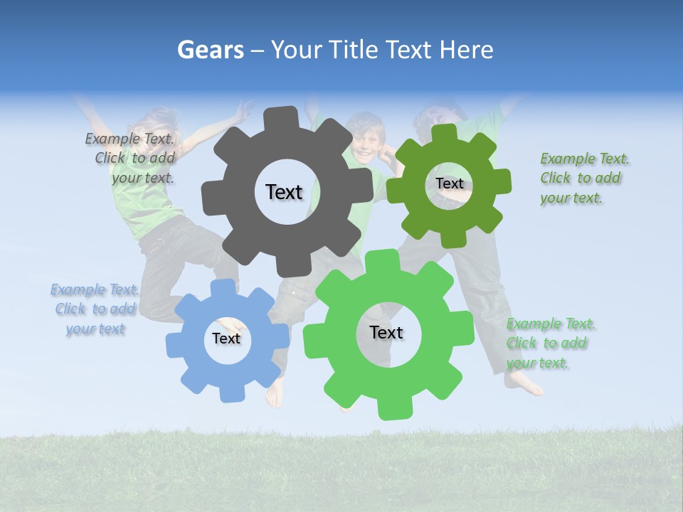 Summer Celebrating Triplets PowerPoint Template