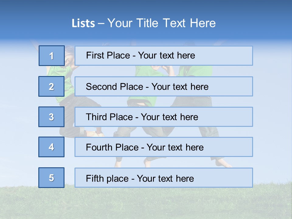 Summer Celebrating Triplets PowerPoint Template