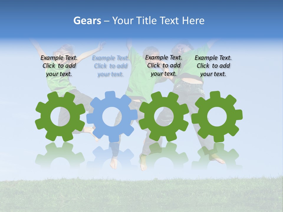 Summer Celebrating Triplets PowerPoint Template