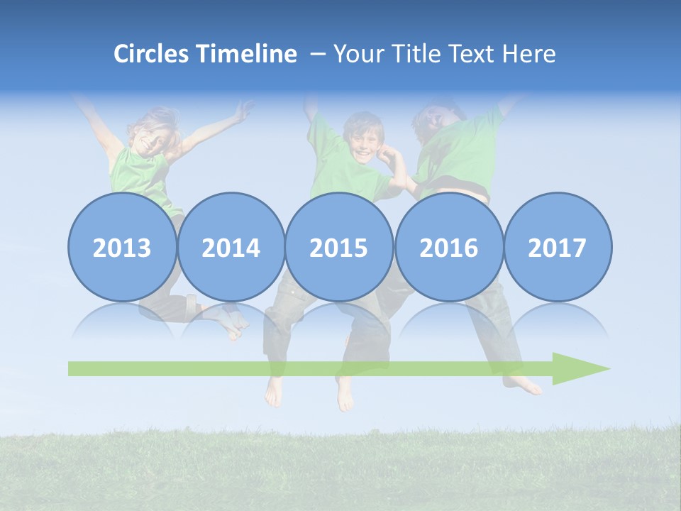 Summer Celebrating Triplets PowerPoint Template