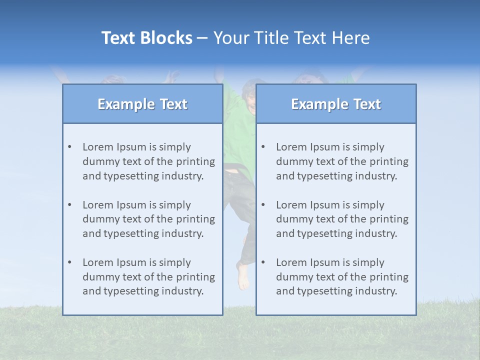 Summer Celebrating Triplets PowerPoint Template