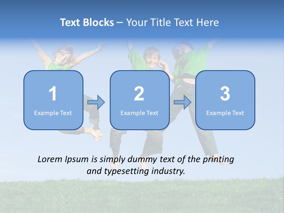 Summer Celebrating Triplets PowerPoint Template
