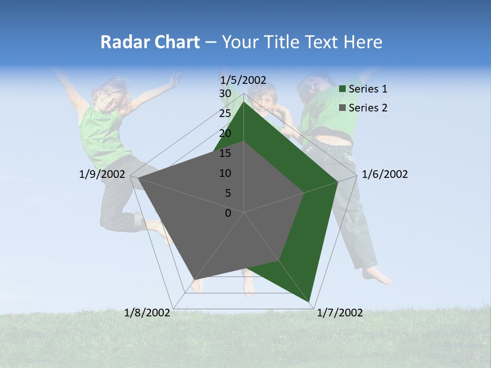 Summer Celebrating Triplets PowerPoint Template