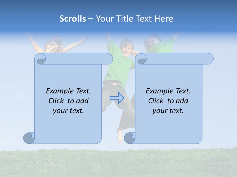 Summer Celebrating Triplets PowerPoint Template
