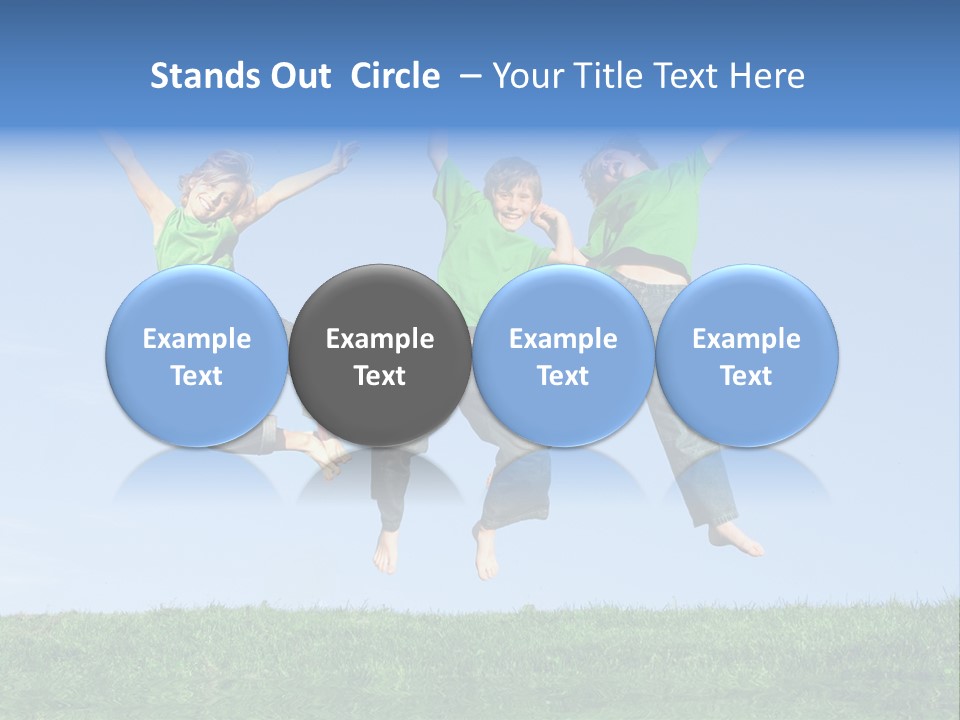 Summer Celebrating Triplets PowerPoint Template