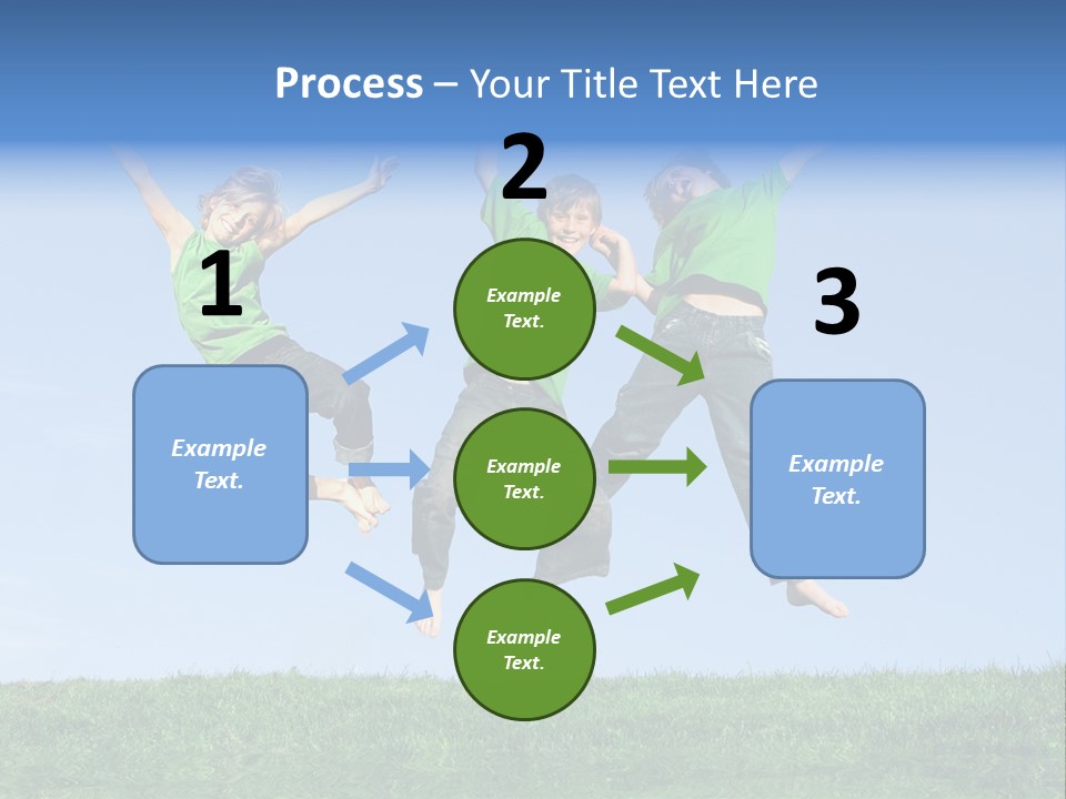 Summer Celebrating Triplets PowerPoint Template