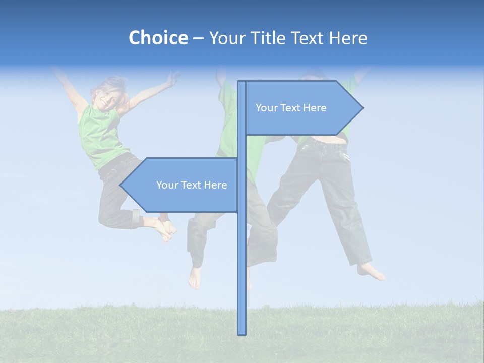 Summer Celebrating Triplets PowerPoint Template