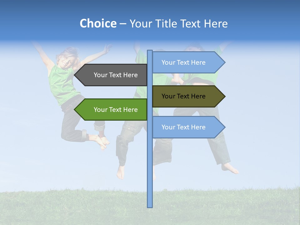 Summer Celebrating Triplets PowerPoint Template