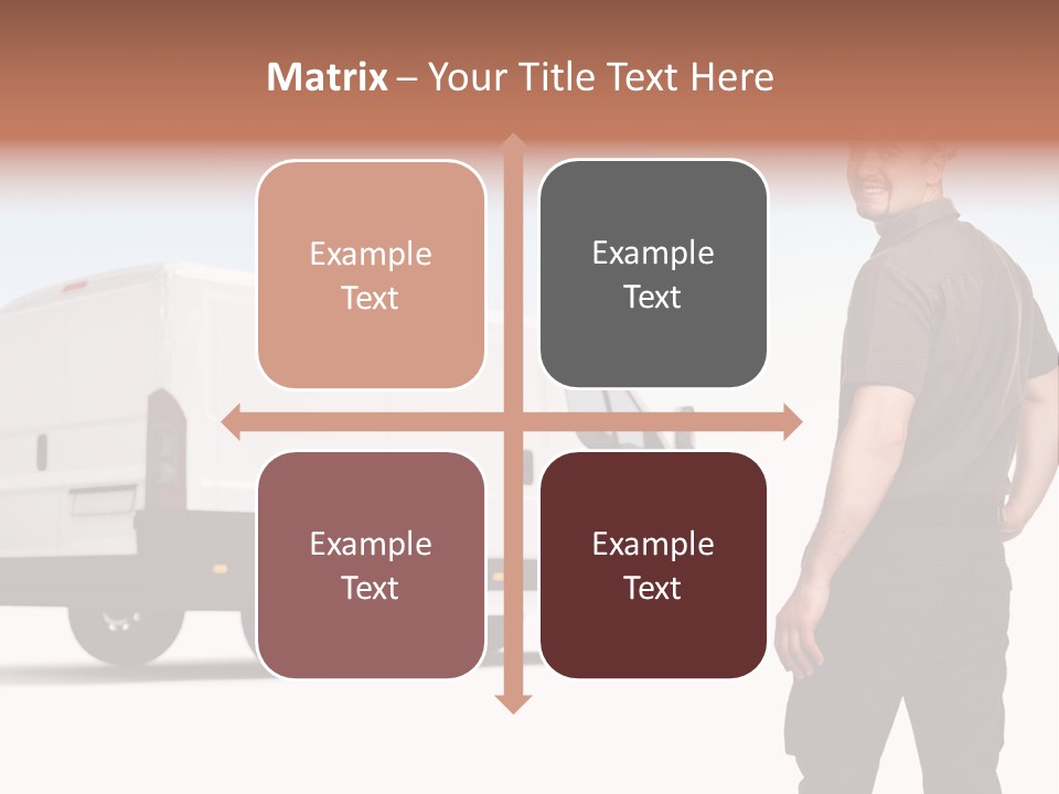 Post Manual Worker Smile PowerPoint Template