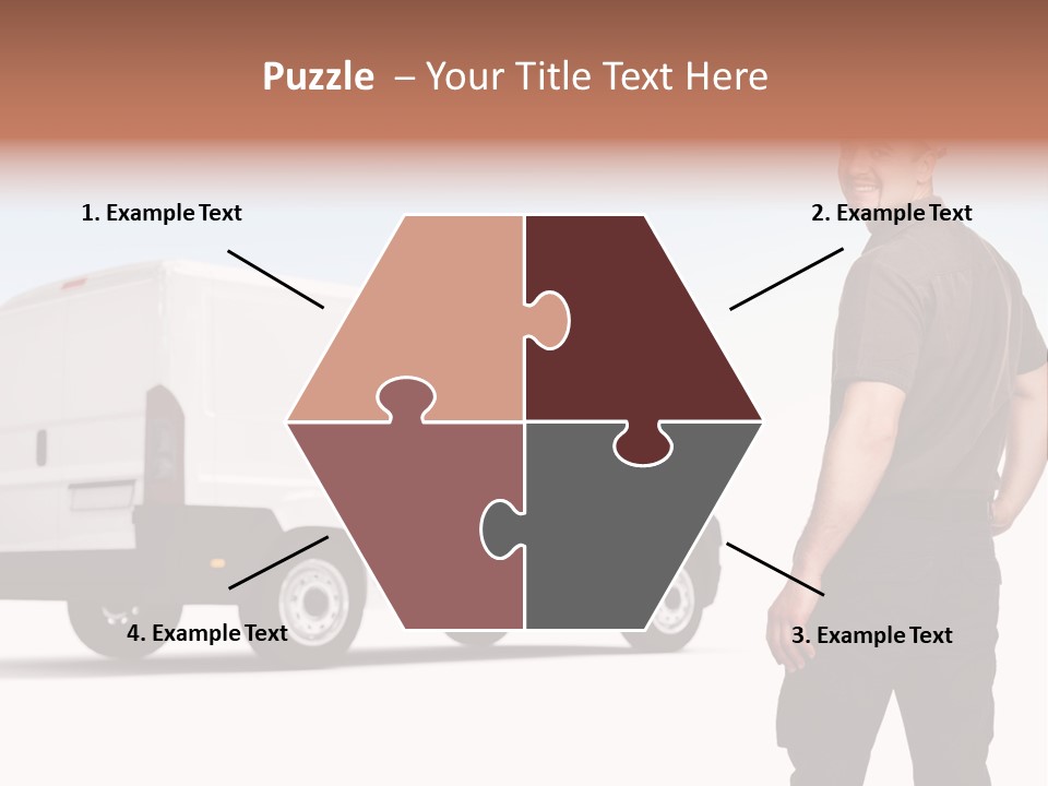 Post Manual Worker Smile PowerPoint Template