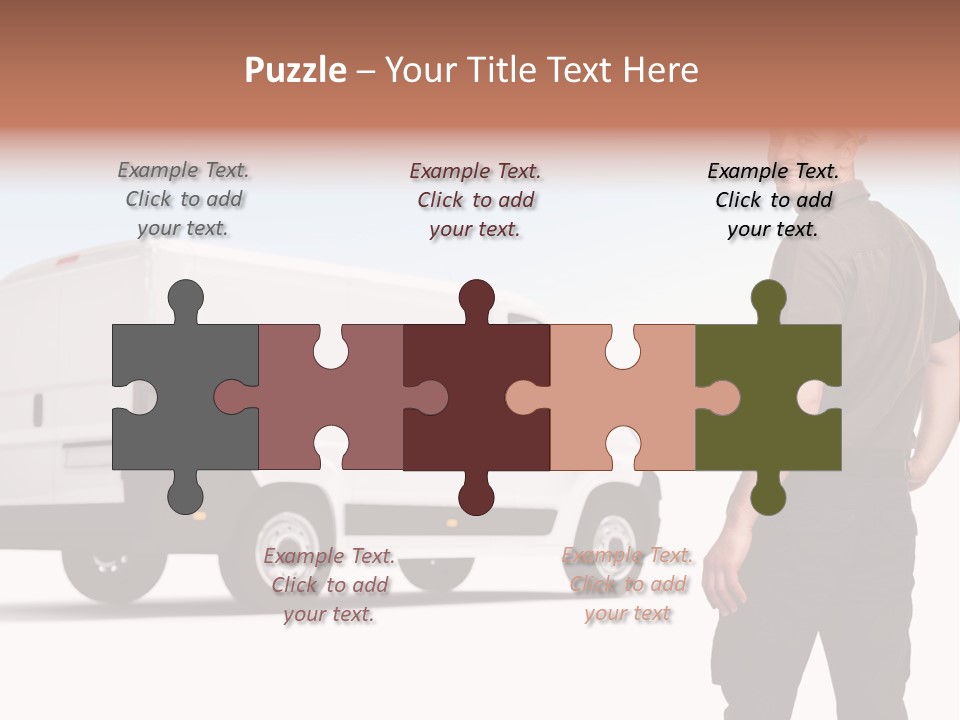 Post Manual Worker Smile PowerPoint Template