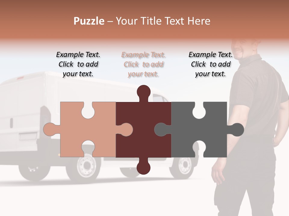 Post Manual Worker Smile PowerPoint Template