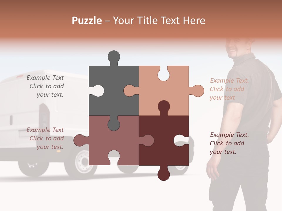 Post Manual Worker Smile PowerPoint Template