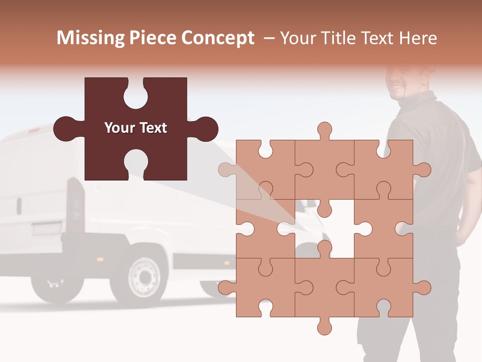 Post Manual Worker Smile PowerPoint Template