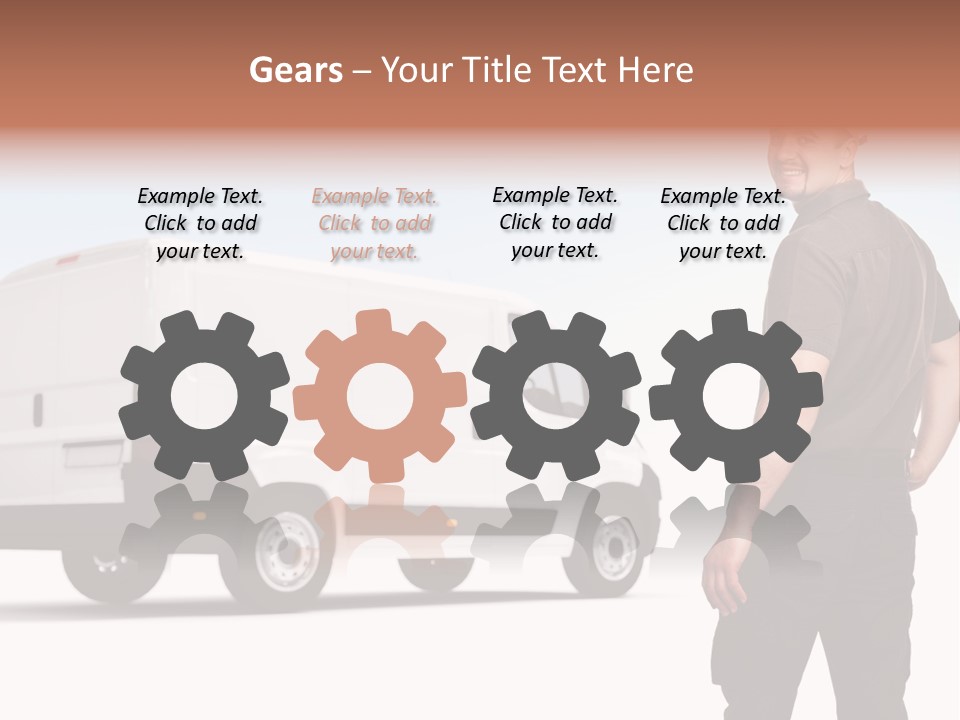 Post Manual Worker Smile PowerPoint Template