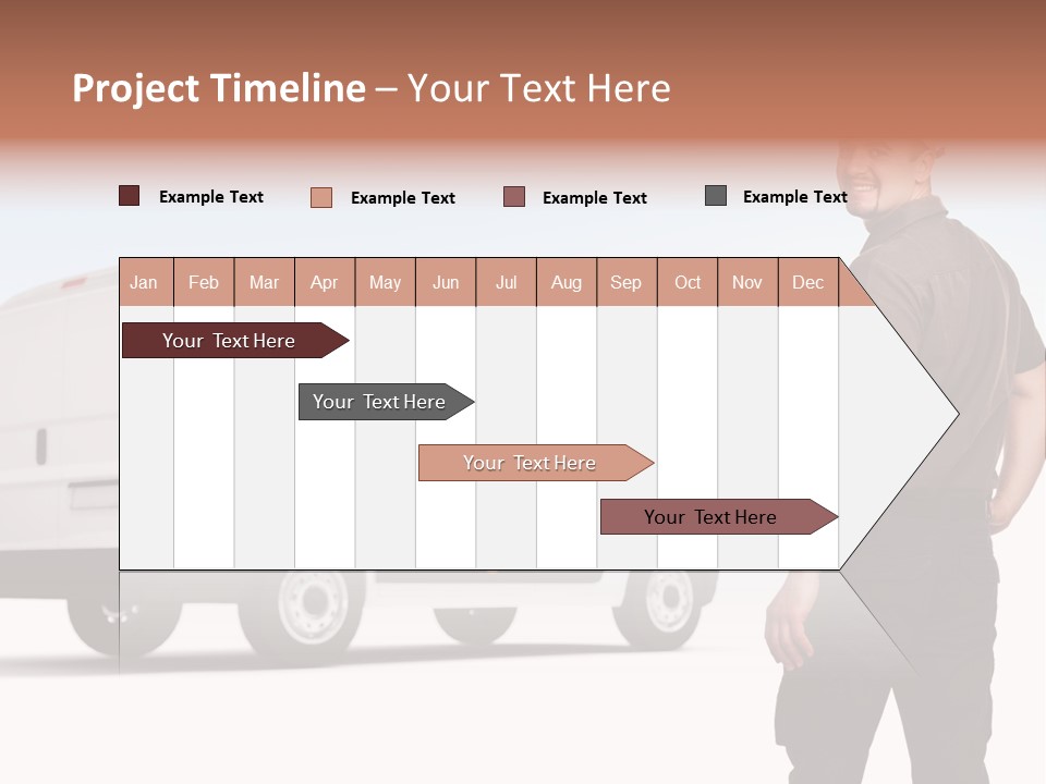 Post Manual Worker Smile PowerPoint Template
