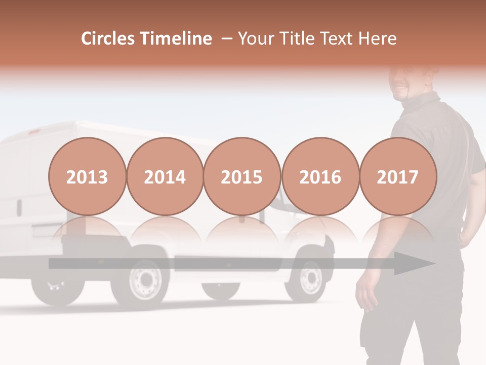 Post Manual Worker Smile PowerPoint Template