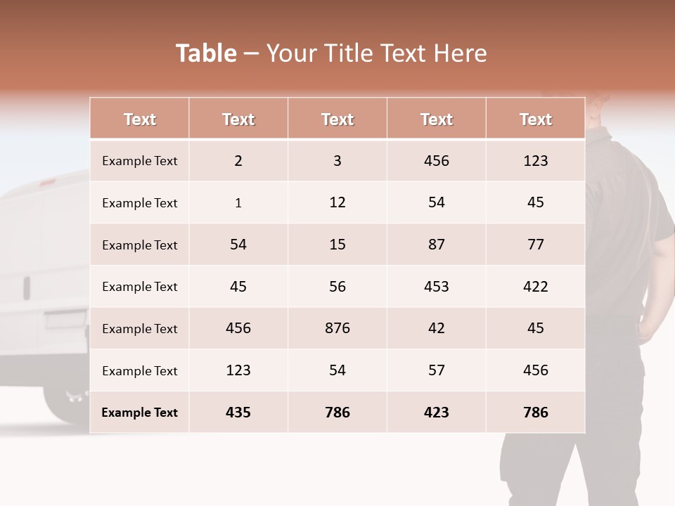 Post Manual Worker Smile PowerPoint Template