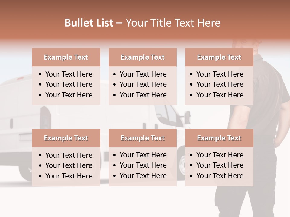 Post Manual Worker Smile PowerPoint Template