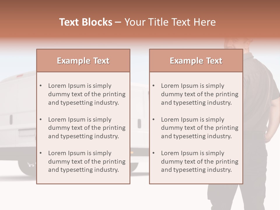 Post Manual Worker Smile PowerPoint Template