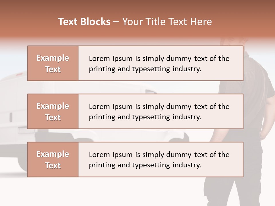 Post Manual Worker Smile PowerPoint Template