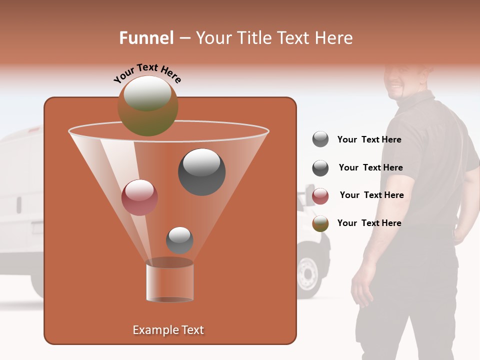 Post Manual Worker Smile PowerPoint Template