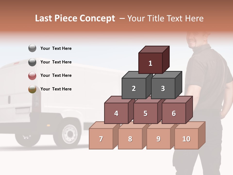 Post Manual Worker Smile PowerPoint Template