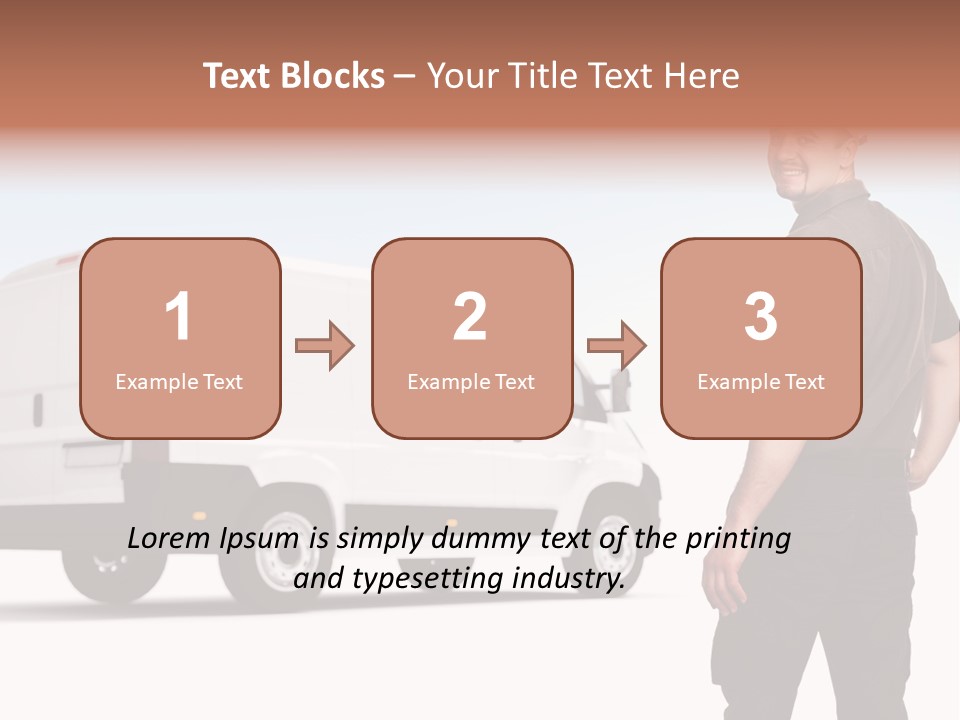 Post Manual Worker Smile PowerPoint Template