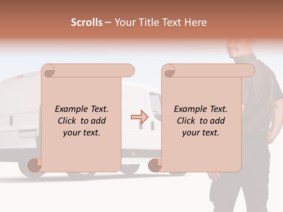Post Manual Worker Smile PowerPoint Template