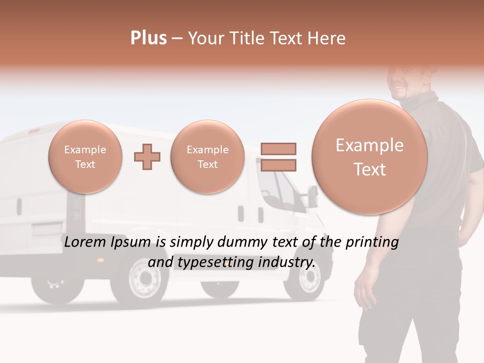 Post Manual Worker Smile PowerPoint Template