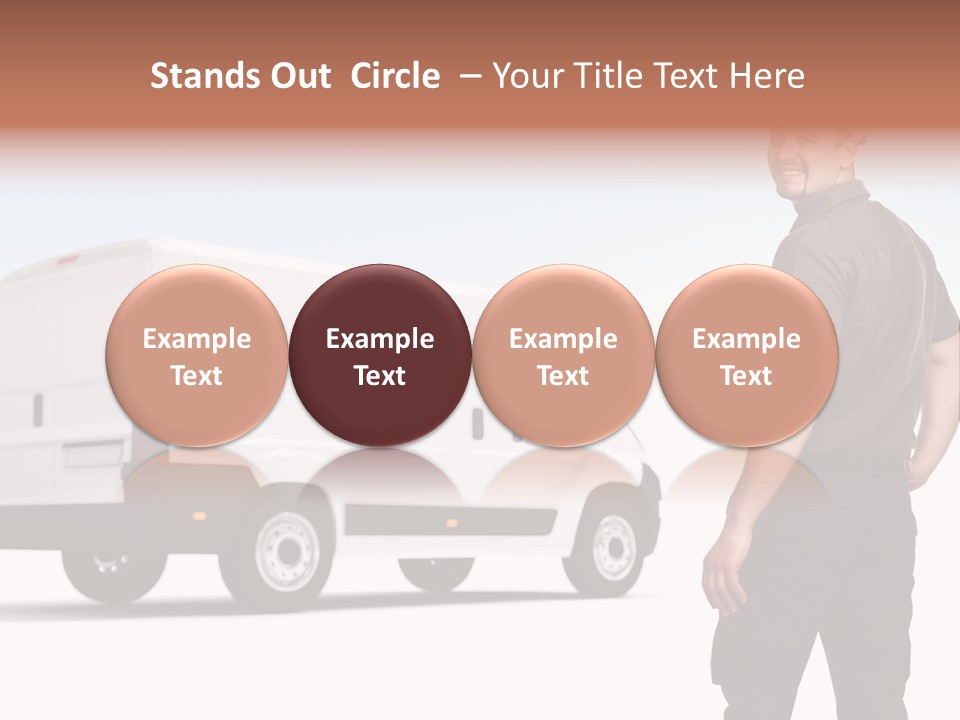 Post Manual Worker Smile PowerPoint Template