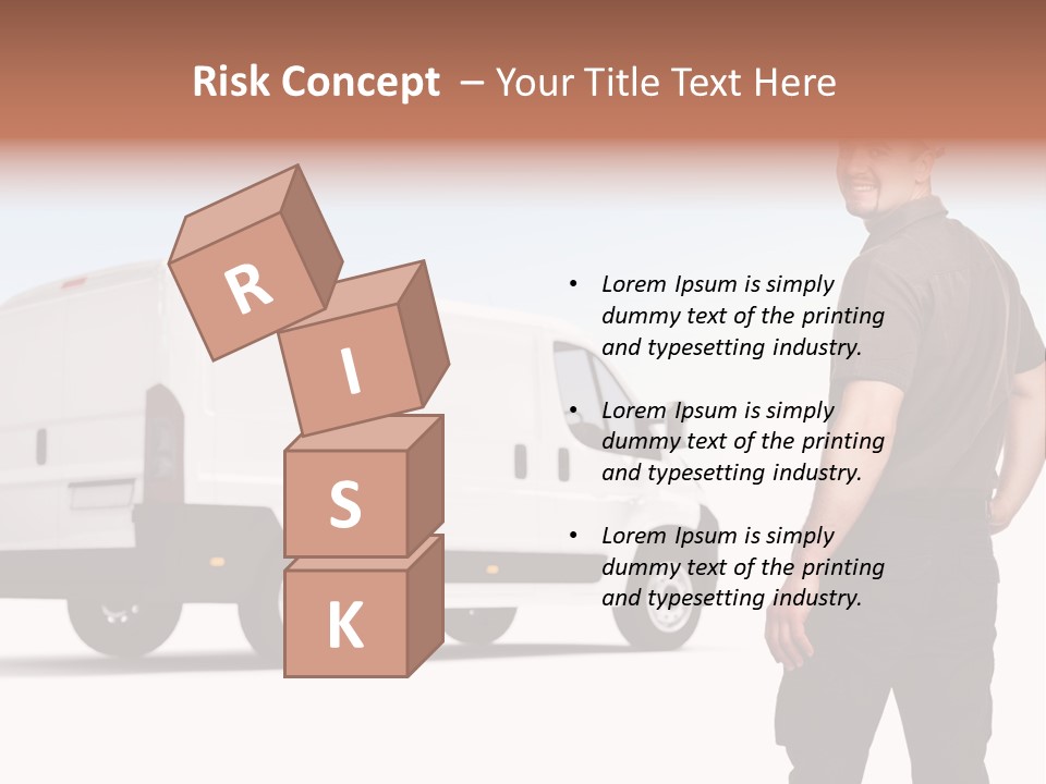 Post Manual Worker Smile PowerPoint Template