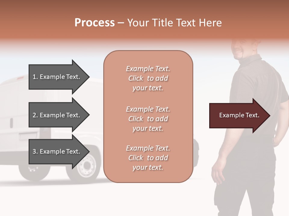 Post Manual Worker Smile PowerPoint Template