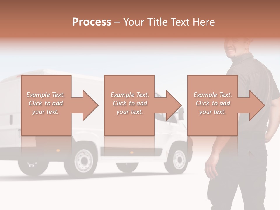 Post Manual Worker Smile PowerPoint Template