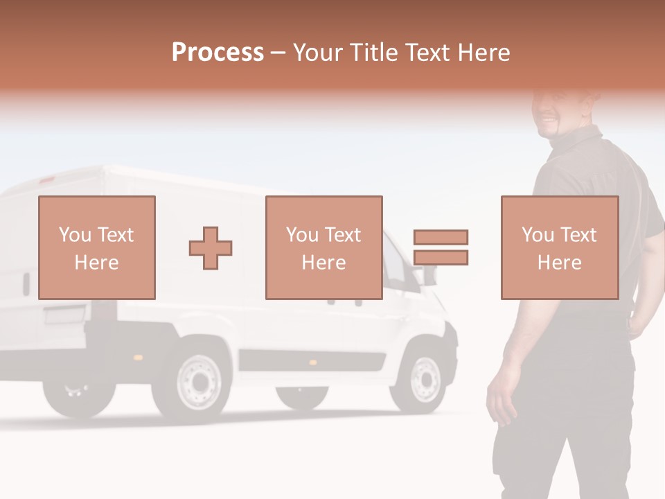 Post Manual Worker Smile PowerPoint Template