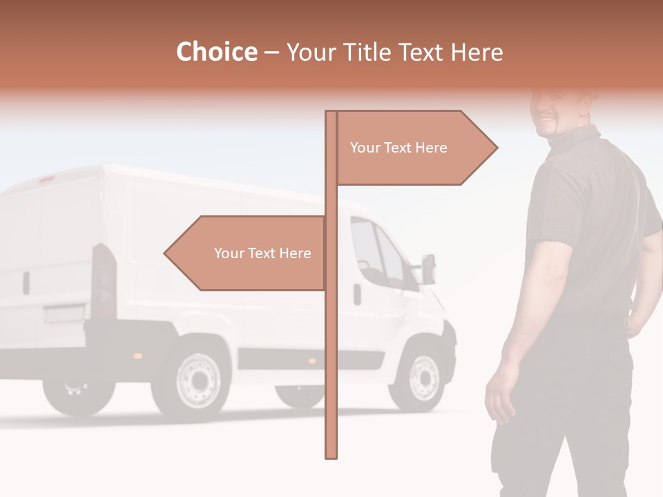 Post Manual Worker Smile PowerPoint Template