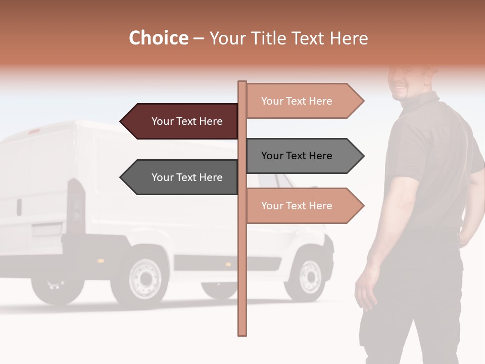Post Manual Worker Smile PowerPoint Template