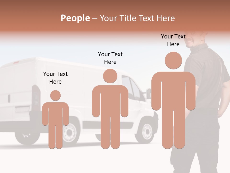 Post Manual Worker Smile PowerPoint Template