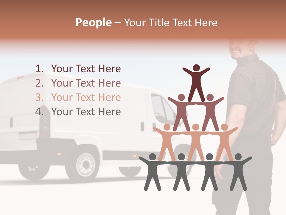 Post Manual Worker Smile PowerPoint Template