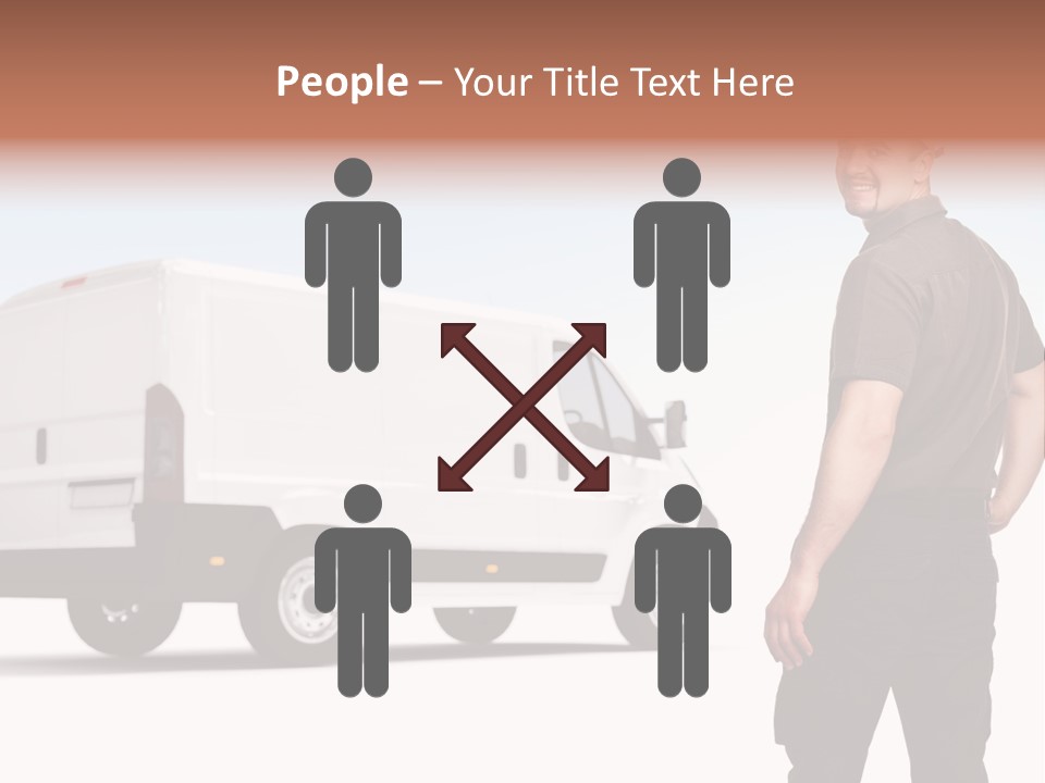 Post Manual Worker Smile PowerPoint Template