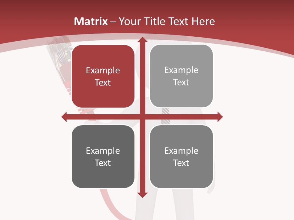 Electric Usb White PowerPoint Template