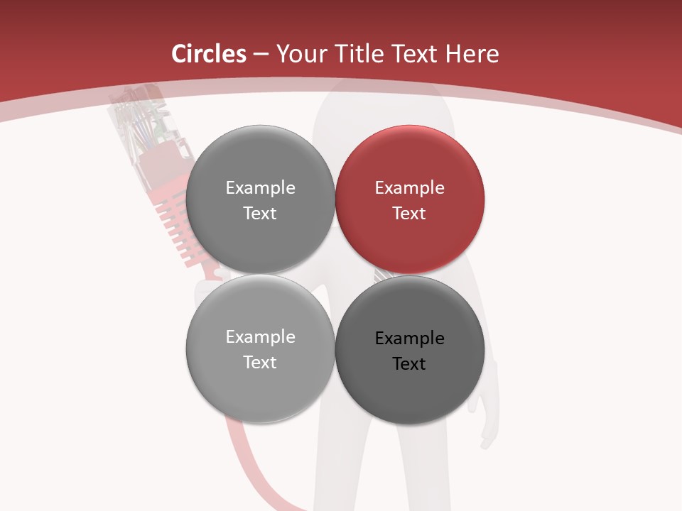 Electric Usb White PowerPoint Template