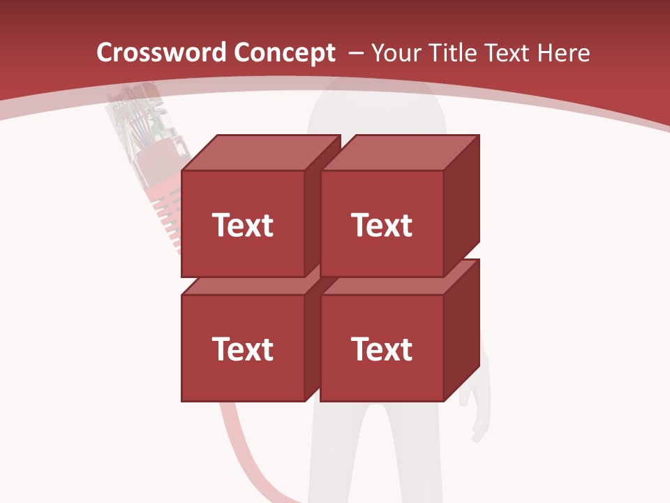 Electric Usb White PowerPoint Template