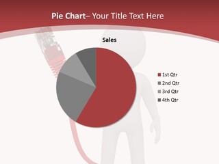 Electric Usb White PowerPoint Template