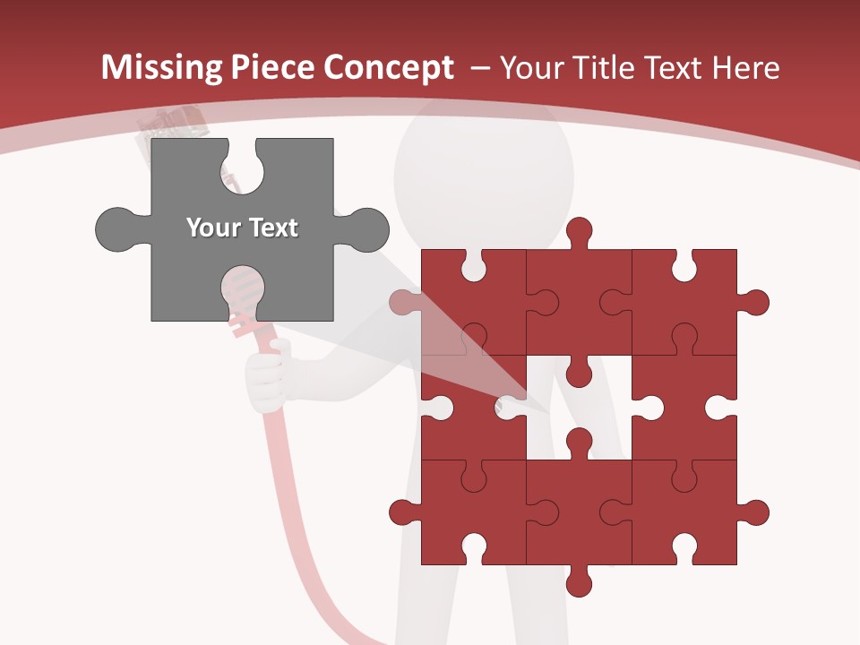 Electric Usb White PowerPoint Template