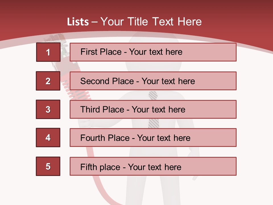 Electric Usb White PowerPoint Template