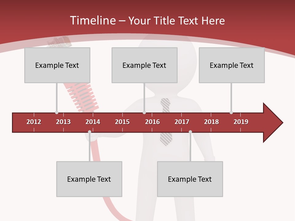Electric Usb White PowerPoint Template