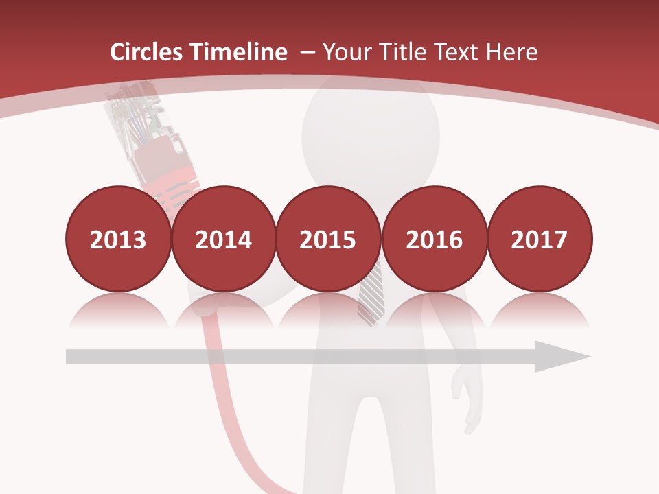 Electric Usb White PowerPoint Template